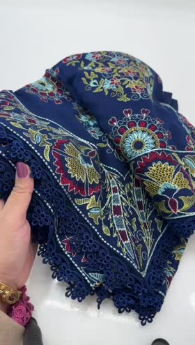 Rs 6500 Aneelas heavy Emb Karandi ready to wear shawl without organza shawl [Ready to dispatch ]