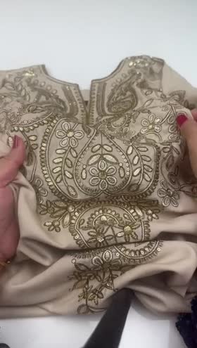 Rs 5250 Sahiba Emb stitched 3pc ~ [Chest 19] [Length 35] SMALL