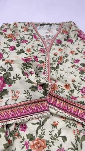 Rs 3000 Bin saeed khadar stitched 2 pc  ~ SMALL