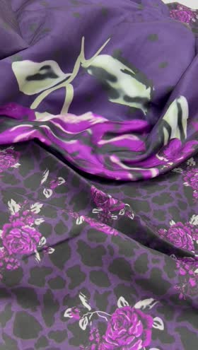 Rs 3450 baroque linen printed 3pc shawl