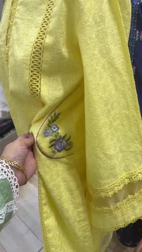 Rs 6500 Aneelas stitched chicken kari shirt trouser [Dispatch month June ] ~ [CH 19] [L 39] SMALL