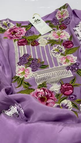 Rs 8350 Surmai stitched Emb 3pc ~ LARGE