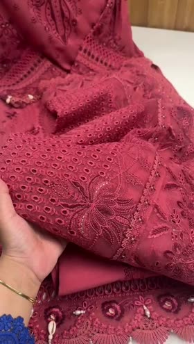 Rs 22900 Imrozia Serene UNstitched Luxe Serene Luxury Chiffon 3pc [Salmon]