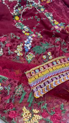 Rs 8950 Mushq lawn Emb 2 pc