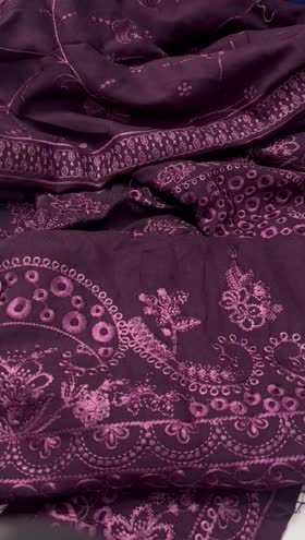 Rs 6595 Riwayat jacquard Emb 3pc Emb shawl