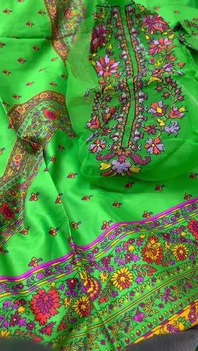 Rs 3340 sapphire cambric emb 2pc