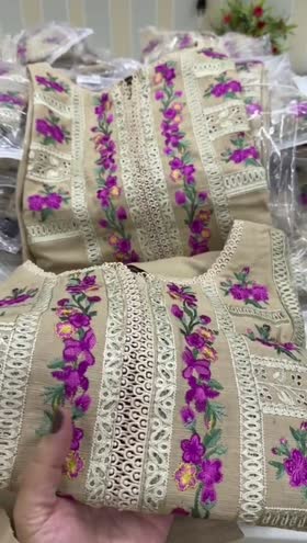 Rs 7500 Aneelas khadar stitched shirt and shalwar [Dispatch month 9th December] ~ [Chest 21] [Length 39] MEDIUM