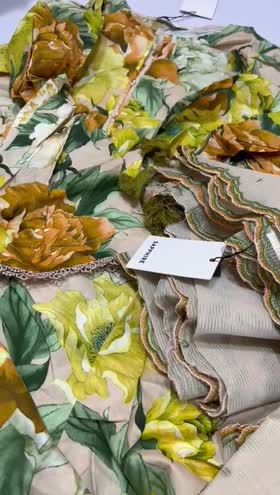 Rs 5300 Sapphire stitched Emb pc ~ SMALL