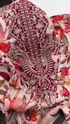 Rs 5500 Sahiba lawn stitched 3pc ~ [Chest 22] [Length 35] LARGE