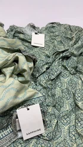 Rs 3800 Saphire stitched 2 pc shirt duppata  ~ MEDIUM