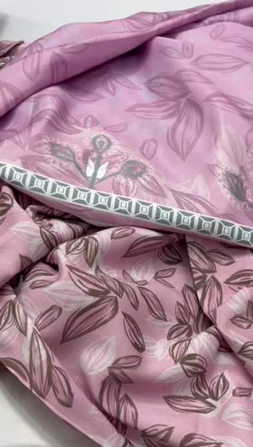 Rs 3450 baroque linen printed 3pc shawl
