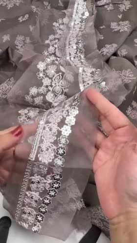 Rs 4950 Cross Stitch Lawn Emb 3pc [Dessert Taupe]