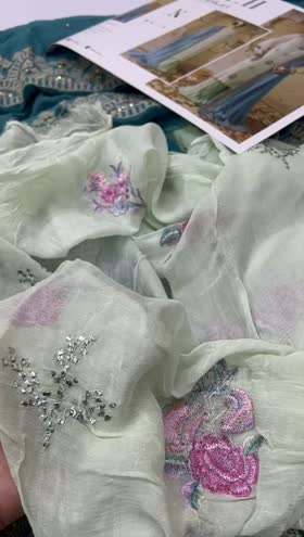 Rs 14000 Nureh Mukesh Kari chiffon New launch( MK 13]