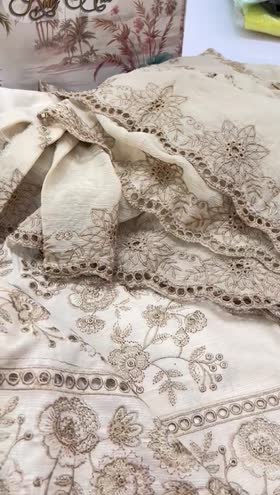 Rs 6495 Sadaf luxury lawn emb 3pc emb duppata[