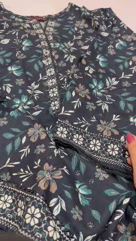 Rs 3000 Bin saeed Khaddar stitched 2pc   ~ SMALL