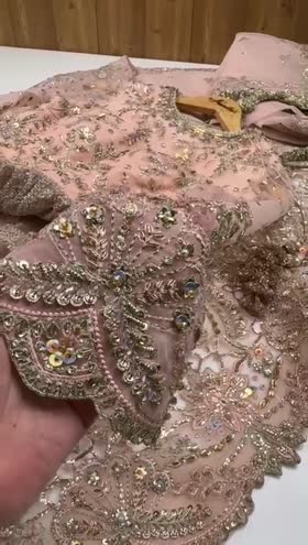 Rs 37500 Aneelas Heavy Ada Work Bridal Maxi 3pc Stitched [BR-07] [Dispatch Time 2 Months] ~ [Chest 24] [Length 55] XXLARGE