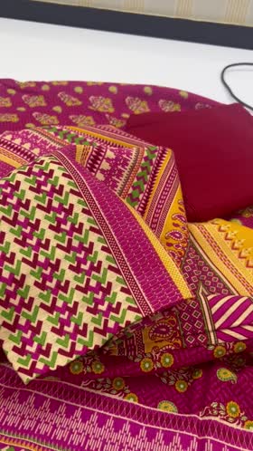 Rs 2650 bonanza Satrangi Khaddar printed 3 pc