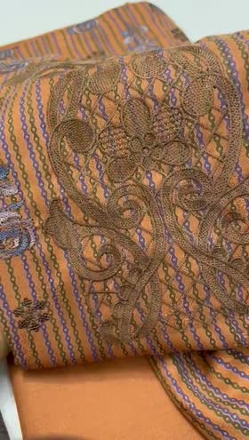 Rs 4795 Sleeqa Dhanak winter Emb 3pc wool shawl ( D 6