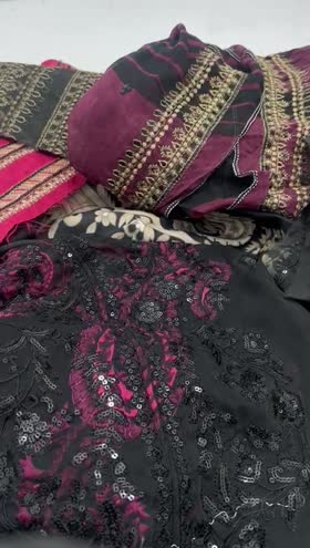 Rs 10500 Charizma vasal Emb chiffon 4pc