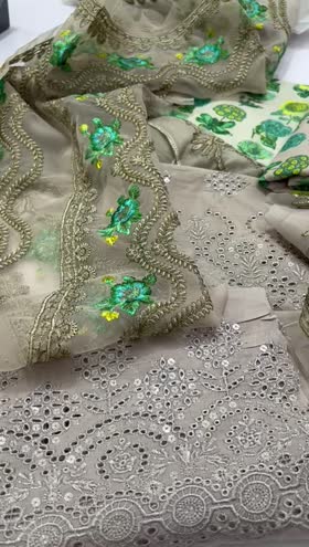 Rs 9950 Charizma Tabeer festive edition chiffli lawn 3pc new launch[CT5 16]