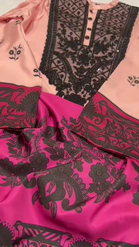 Rs 3200 Sahiba stitched Emb shirt  ~ [Chest 22] [Length 53] LARGE