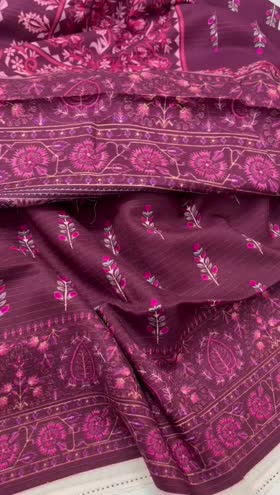 Rs 3300 Mausummery Linen Doria printed 3pc retail 5495