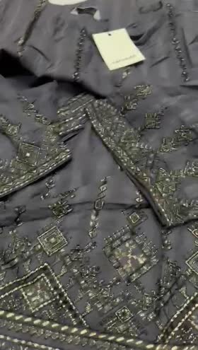 Rs 5650 sapphire stitched emb 2pc  ~ SMALL