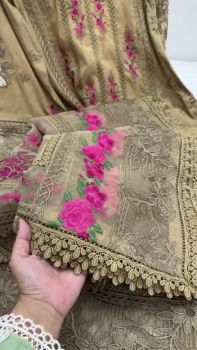 Rs 12500 Aneelas Luxury lawn UNstitched 3 pc [Dispatch Date 25th July]