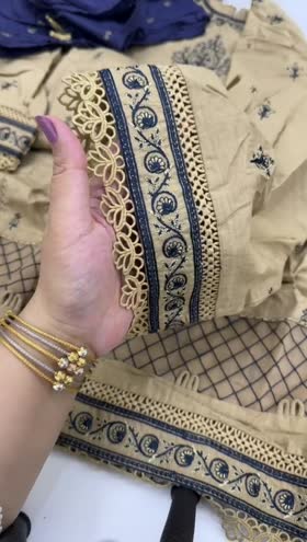 Rs 7900 sapphire luxury stitched 3 p. Retail 11990 ~  [Length 47] MEDIUM