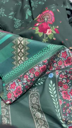 Rs 5800 Coco by Zara Shah Jahan Linen new launch ( Wild fern 2A]