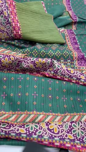 Rs 3100 Bin saeed lawn printed 3pc