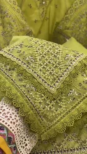 Rs 12500 Aneelas UNstitched Luxury Lawn 3pc [LUX-08] [Dispatch Time 1 Month]
