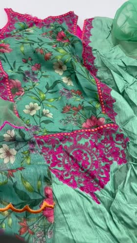 Rs 2650 stitched  Emb 2pc ( small)