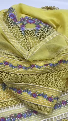 Rs 6500 Aneelas ready to wear Emb Duppata only. [Dispatch date 25th September]