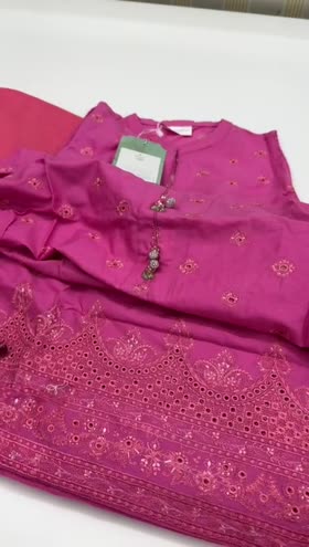 Rs 8500 Zara shah jahan luxury lawn Emb 3 piece ~  [L 44] SMALL