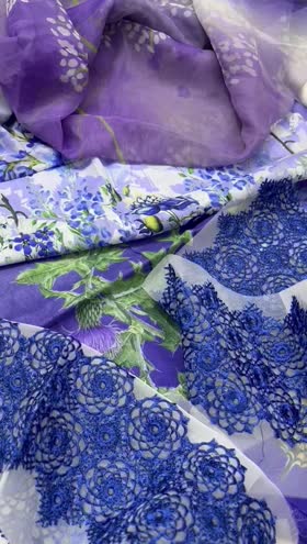 Rs 3950 Asifa nabel lawn Emb 3pc