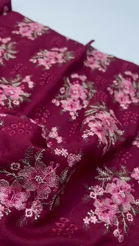 Rs 3200 Bareeze style karandi Emb 2pc