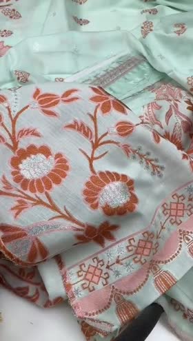 Rs 3000 Mushq Jacquard Emb Shirt Duppata