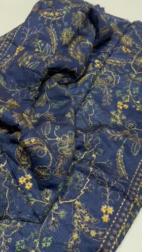 Rs 1950  Linen Emb shawl