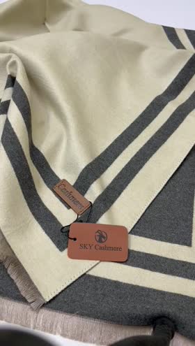 Rs 2200 Sky Cashmere warm 2 tone scarf