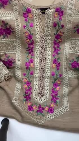 Rs 10500 Aneelas khadar stitched with shawl 3 p [ready to dispatch] ~ [Chest 21] [Length 42] MEDIUM