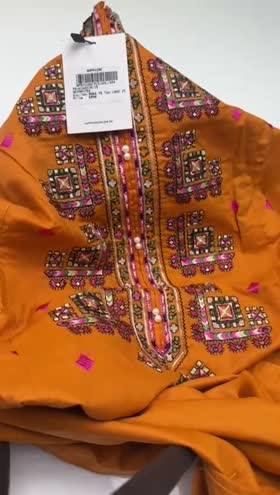 Rs 5900 Sapphire Stitched Emb Shirt Trouser ~ MEDIUM