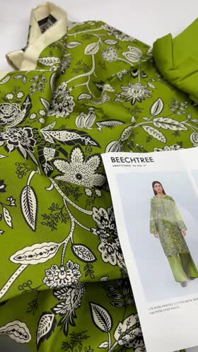 Rs 1950 Beech tree cotton satin printed 2 pc (?U28)