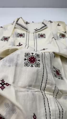 Rs 3950 Sahiba stitched Emb shirt trouser ~ [Chest 22] [Length 45] LARGE