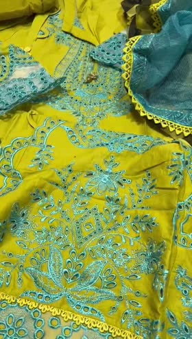 Rs 8000 Aneela’s lawn stitched Emb 3pc (XXLarge)