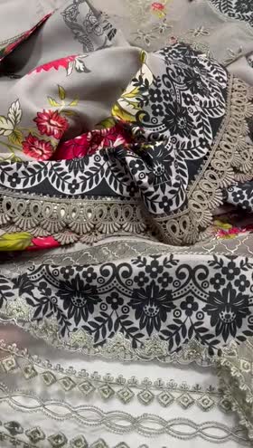 Rs 6500 Aneela’s stitched Emb 3pc ( Small)