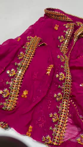 Rs 2650 Aneela’s chiffon emb duppata