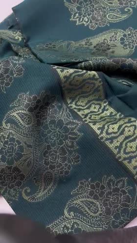 Rs 3950 Saya viscouse  jacquard 3pc