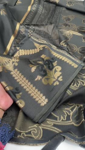 Rs 4100 Saya Jacquard Shirt Duppata Viscose Trouser 3pc [Retail 5000]