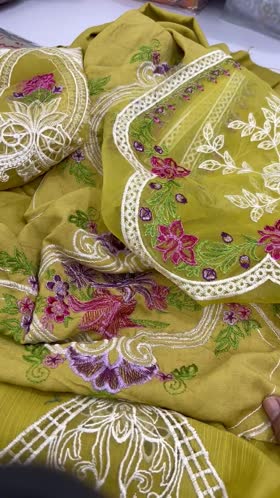 Rs 8950 Parishay Khaddar Emb 3pc Emb shawl ( PN11)